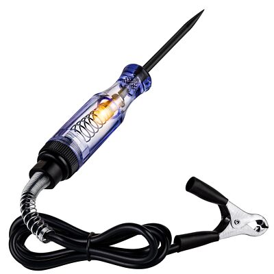 6V-12V-24V Circuit Tester w/ Light for Continuity Voltage Electrical Fuse Tester