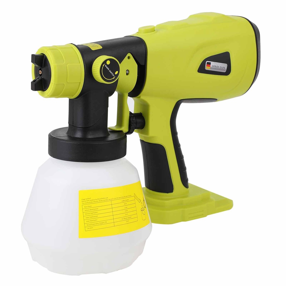 800ML Cordless Electric Spray Gun – High Power Airless Paint Sprayer For Ryobi 20V Batteries