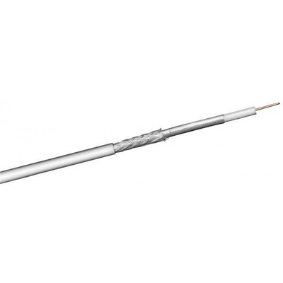 Goobay 15116 Cavo Per Altoparlanti In Rame - Bianco, 25 Metri, Sezione 2x2,5 Mm²