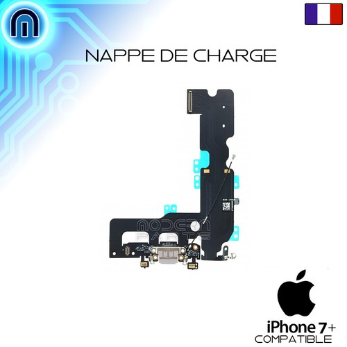 Tischdecke Ladeanschluss iPhone 7+ Plus, Dock Micro Antenne Schwarz Weiß Apple - Bild 2 von 5