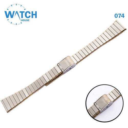 Unique Beautiful Twotone Stainless Steel 21 mm Watch Band 254_K0024349
