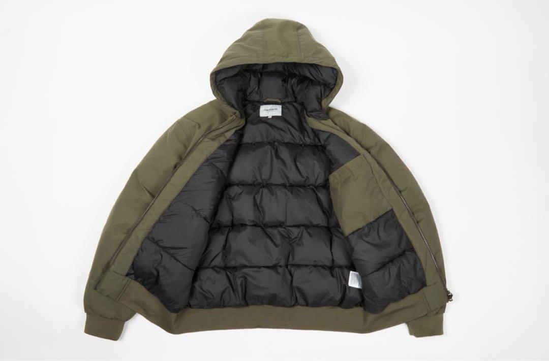 Carhartt ダウンジャケット カーキ Carhartt WIP Active Cold Jacket Khaki Nylon Down, Warm