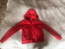Chloe Cotton Coral Orange Jumper Jacket - Age 12