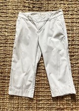 GAP  Vintage Favorite Chino Cropped Pants Beige Khaki Size 8