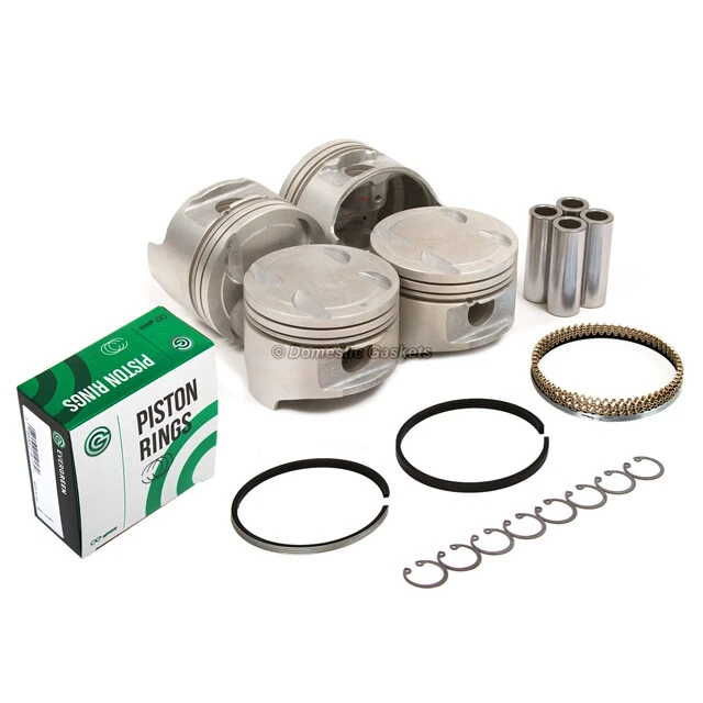 Pistons Bearings Rings Fit 91-98 Mazda Protege Miata Ford Escort 1.8 BP - Image 3 of 4