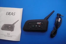 1pc EJEAS V6 Pro 1200M Waterproof Motor Bluetooth Helmet Intercom Headset Mobile