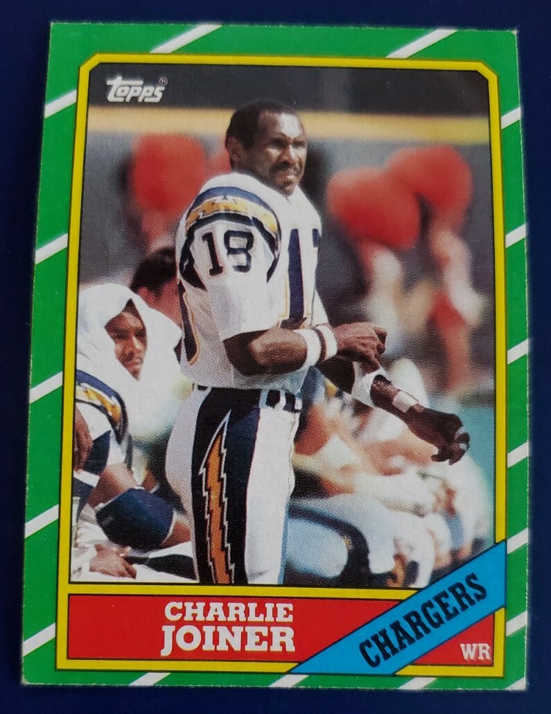 1986 Topps Charlie Joiner San Diego Chargers #236