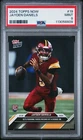 2024 Topps Now - Jayden Daniels #19 Sets Rushing Yards Record by Rookie QB PSA 9