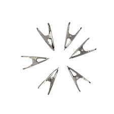 16 Pcs Stainless Steel Clothes Pegs Hanging Clips Laundry Towel FREE SHIPPING