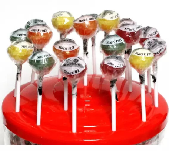 Simpkins Sugar Free Fruity Lollipops with Vitamin C - Pack