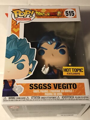 Funko POP! Dragon Ball Super SSGSS Vegito #515 Hot Topic Exclusive