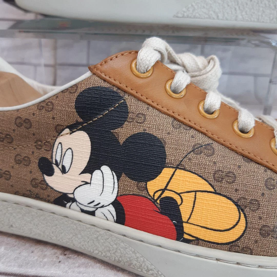 Baskets limitées extrêmement rares Gucci x Disney collaboration Mickey