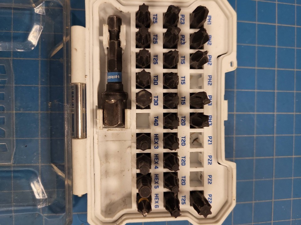Hart Drill Driver Bit Set 31 Piece Screwdriver Hex Torx Bits Variety ...