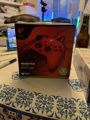 PDP REMATCH Spirit Red Wired USB-C Controller Xbox One/Series X|S PC 8ft