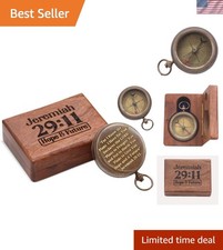 Compass   Brass Directional Vintage Compass Engraved with  for I Know The Pla...