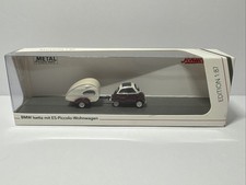 1/87 SCHUCO BMW ISETTA MIT ES--PICCOLO WOHNWAGEN TRAILER BROWN