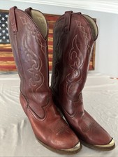Acme Dingo Cowboy Boots Ladies 5 M Vintage Western Fashion Cowgirl Boho Heels
