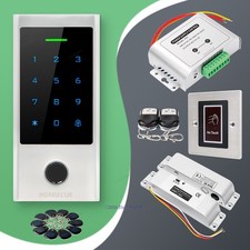 HOMSECUR Weatherproof WIFI Fingerprint RFID Access Control Set Lock APP Unlock
