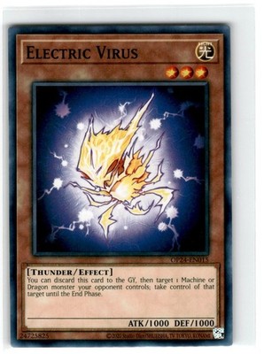 Lightly Played Electric Virus Unlimited OP24-EN015 Lightly Played Common