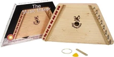 Handmade Hard Wood Lap Harp - Easy To Play for Young Musicians By