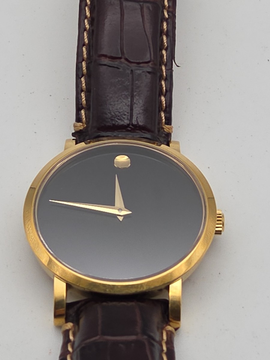 MOVADO Automatic Museum 88F4 1890 Black Dial 21J Men's SWISS | eBay