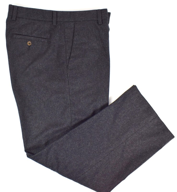 BANANA REPUBLIC Dawson Relaxed Chino Pants - Wool blend (Black) Men's 34 x 30