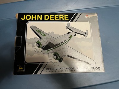 John Deere Beechcraft Model 18 Limited Edition Airplane Bank