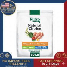 Nutro Healthy Weight Large Breed Adult Chicken Brown Rice Dry Dog Food, 30 lb