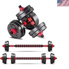 Versatile Adjustable Weight Dumbbells - 20lbs Set for Balanced Strength Training