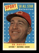 1958 Topps #490 Ed Bailey AS EX+ X2697752