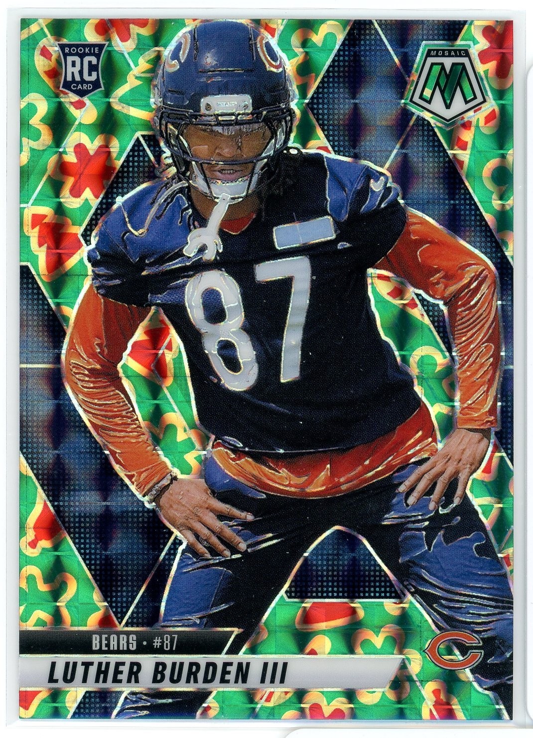 2025 Panini Mosaic LUTHER BURDEN III Cookie Cutter RC SP Case Hit #383