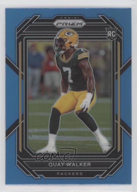 2022 Panini Prizm Rookies Light Blue Prizm Quay Walker #373 Rookie RC 04ag