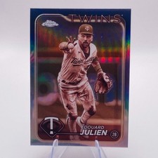 Edouard Julien 2024 Topps Chrome #152 Sepia Refractor Minnesota Twins Card MLB