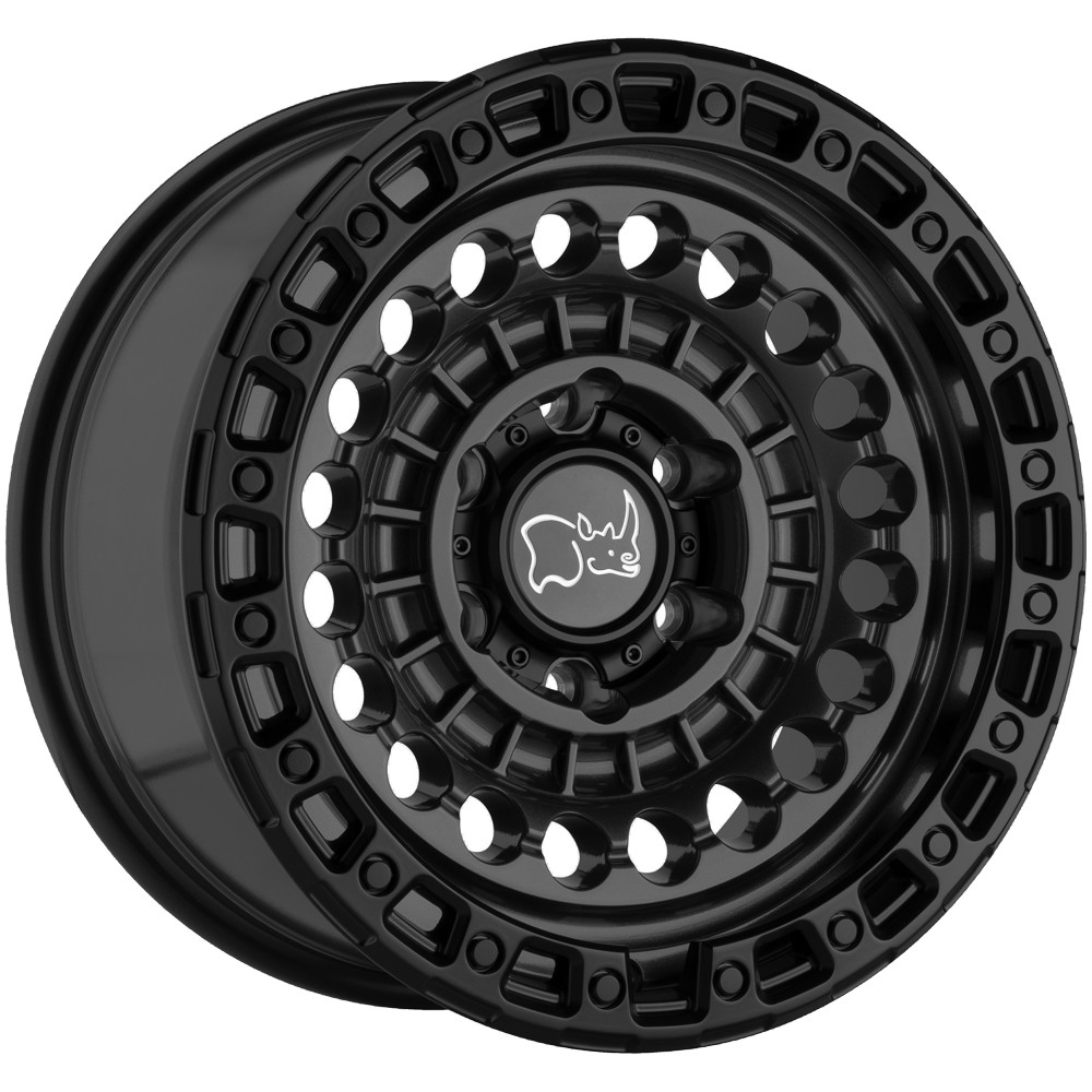 (Set-4) Black Rhino Sentinel 17x8.5 8x180 +0mm Matte Black Wheels Rims ...