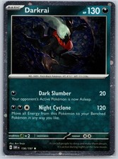 Darkrai (Cosmos Holo) 136/197 Rare Carte e Prodotti Vari Pokemon NM