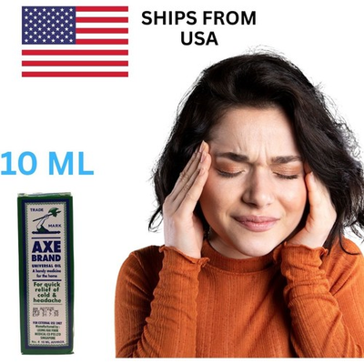 #ad Axe Brand Universal Oil Quick Fast Relief Cold and Headache 10ml USAShiping $14.49