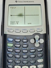 TI-84 Plus Graphing Calculator – Works – Small Screen Burn 