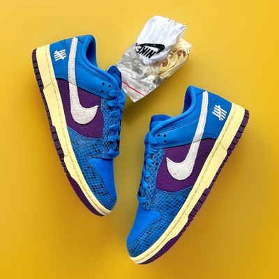 Nike Dunk Low Undefeated 5 On It Dunk vs. AF1 Sneaker DH6508-400 Men s 7.5