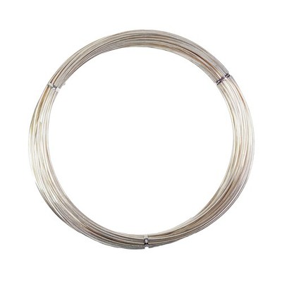 12 Gauge, Half-Round, Dead Soft, 925 Sterling Silver Wire - 3 FT - for Jewelr...