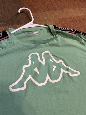 Kappa Brand Street Wear Mint Green Crewneck Shirt Size Men s XL EUC