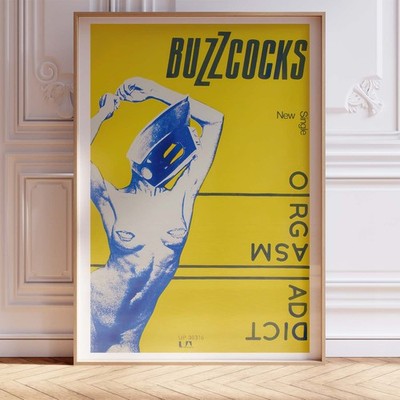 Buzzcocks Orgasm Addict Poster Wall Art A0 Large Print Decor Punk