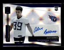 2019 Panini Unparalleled #271 Alex Barnes Rookie Signatures