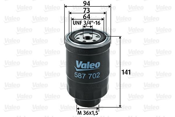Kraftstofffilter Valeo 587702 FÜR Ford LDV LTI FÜR Nissan Treibstofffilter-image