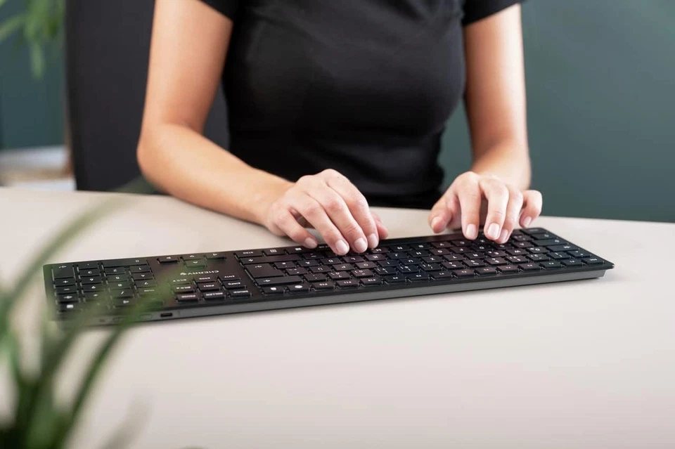 CHERRY KW 9100 SLIM, wireless keyboard, German layout, QWERTZ keyboard, choice o - Image 4 of 4