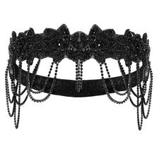 Ngdhkd 1920s Roaring 20s Headpiece  Headband - Flapper Accessories for Women