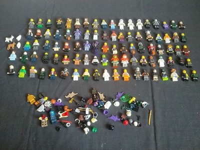 Lego großes Konvolut + 90 Minifiguren verschiedene Themen Harry Potter Minecraft Ninjago 