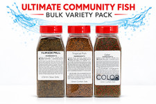 Aquarium Fish BULK Food Bundle Tropical Color Enhancing Nano Pellets 3 Pack