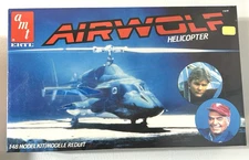 Airwolf Helicopter Model Kit 1:48 AMT ERTL #6680 – Factory Sealed VINTAGE