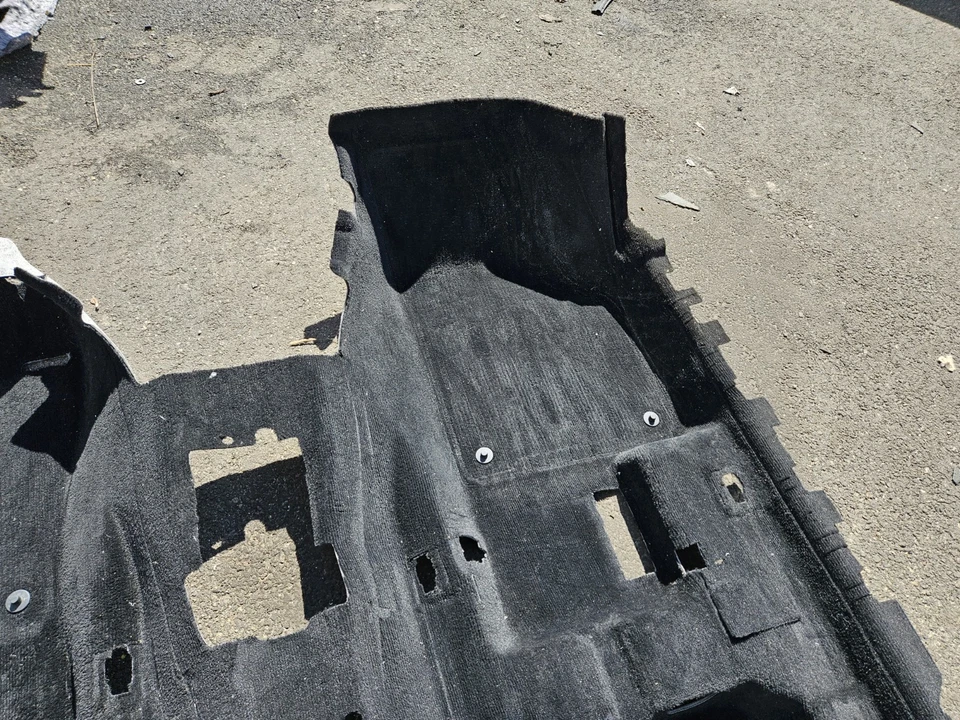 VOLKSWAGEN CC 2009-2017 CUBIERTA DE PISO COMPLETO CUBIERTA DE ALFOMBRA NEGRO OEM Foto 3 de 4