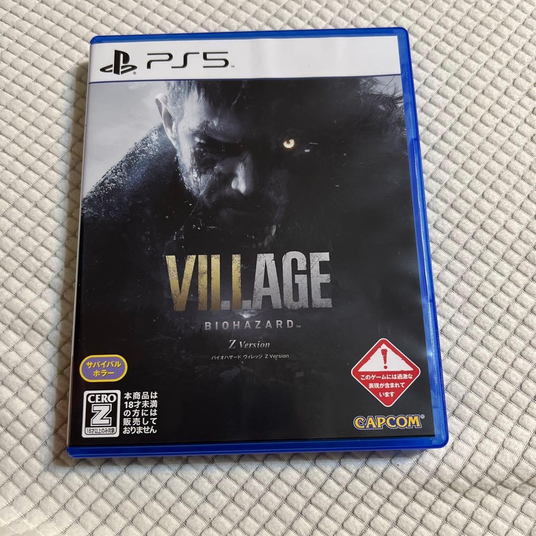 Resident Evil Resident Evil Village Z Version PS5 PlayStation5 Used Tested JPver